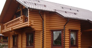 Строительство дома из оцилиндрованного бревна в Нижнекамске - от 136123 рублей