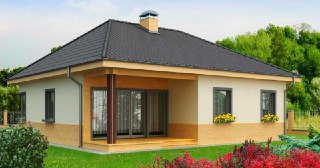 Строительство одноэтажных домов Нижнекамск цена от 24084 руб. м2