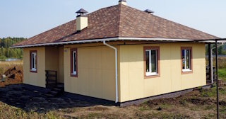 Одноэтажный дом из панелей под ключ в Нижнекамске - Строй-Нжм от 136123 рублей